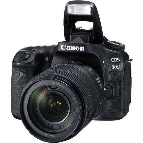 Appareil photo Reflex Canon 80D + EF-S 18-135mm IS USM-5