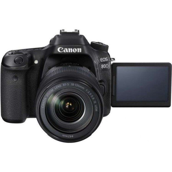Appareil photo Reflex Canon 80D + EF-S 18-135mm IS USM-8