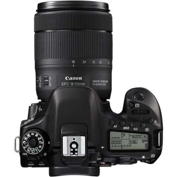 Appareil photo Reflex Canon 80D + EF-S 18-135mm IS USM-12