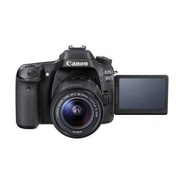 Appareil photo Reflex Canon 80D + EF-S 18-55mm IS STM-10