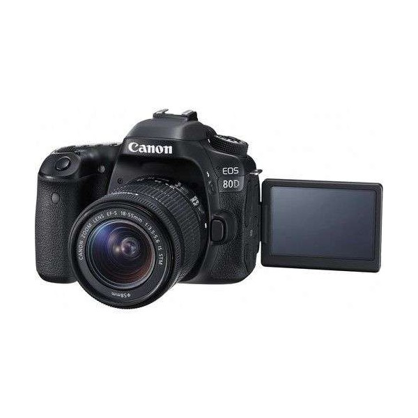 Appareil photo Reflex Canon 80D + EF-S 18-55mm IS STM-11