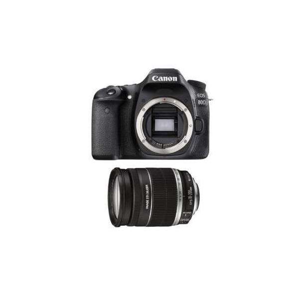 Appareil photo Reflex Canon 80D + EF-S 18-200mm F3.5-5.6 IS-6