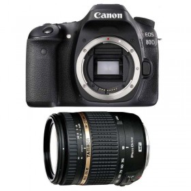 Appareil photo Reflex Canon 80D + Tamron AF 18-270 mm F3.5-6.3 Di II VC PZD-3