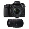 Appareil photo Reflex Canon 80D + EF-S 18-135 mm F3.5-5.6 IS USM NANO + Sigma 70-300mm F4-5,6 DG macro-3