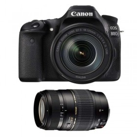 Appareil photo Reflex Canon 80D + EF-S 18-135 mm F3.5-5.6 IS USM + Tamron 70-300 mm F4-5,6 Di LD Macro-3