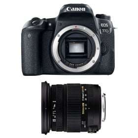 Appareil photo Reflex Canon 77D + Sigma 17-50 mm F2,8 DC OS EX HSM-3
