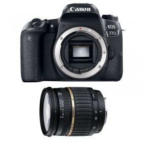 Appareil photo Reflex Canon 77D + Tamron SP AF 17-50 F2.8 XR Di II LD-3