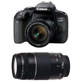 Cámara Canon 800D + EF-S 18-55mm f/4-5.6 IS STM + EF 75-300 mm f/4.0-5.6 III-3