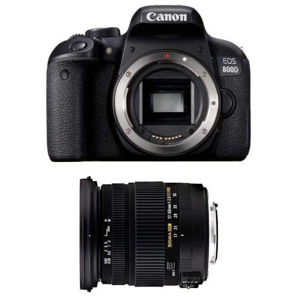 Canon EOS 800D + Sigma 17-50 mm f/2,8 DC OS EX HSM-3