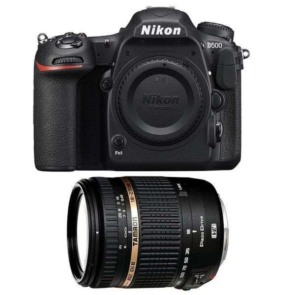 Cámara Nikon D500 + Tamron AF 18-270 mm f/3.5-6.3 Di II VC PZD-4