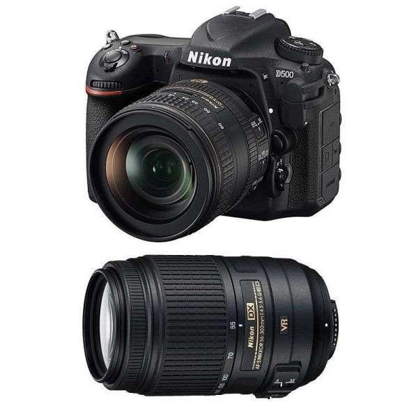 Appareil photo Reflex Nikon D500 + AF-S DX NIKKOR 16-80 mm F2.8-4E ED VR + AF-S DX 55-300 mm F4.5-5.6 G ED VR-4