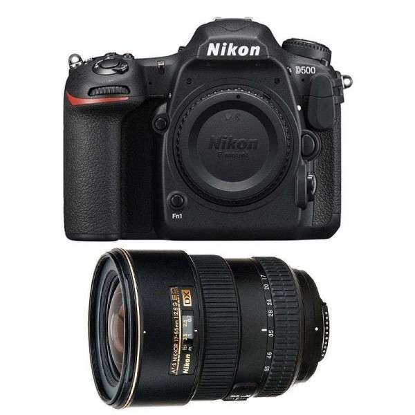 Cámara Nikon D500 + AF-S DX 17-55 mm f/2.8 G IF ED-4