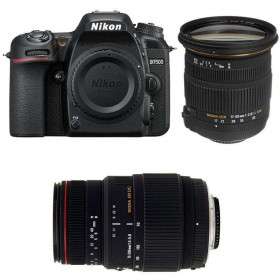 Cámara Nikon D7500 + Sigma 17-50 mm f/2,8 DC OS EX HSM + Sigma 70-300 mm f/4-5,6 DG APO Macro-3
