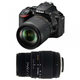 Appareil photo Reflex Nikon D5600 + AF-S DX 18-105 mm F3.5-5.6G ED VR + Sigma 70-300 mm F4-5,6 DG Macro-4