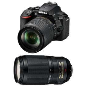 Cámara Nikon D5600 + AF-S DX 18-105 mm f/3.5-5.6G ED VR + AF-S 70-300 mm f/4.5-5.6 G IF-ED VR-4