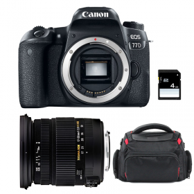 Canon EOS 77D + Sigma 17-50 F2.8 DC OS EX HSM + Bag + SD 4Go-1