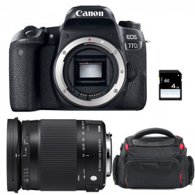 Canon EOS 77D + Sigma 18-300 OS HSM Contemporary + Bag + SD 4Go-1