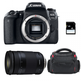 Canon EOS 77D + Tamron 18-400mm f/3.5-6.3 Di II VC HLD + Bag + SD 4Go-1