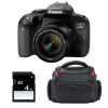 Canon EOS 800D + EF-S 18-55mm f/4-5.6 IS STM + Bag + SD 4Go-1