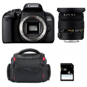 Appareil photo Reflex Canon 800D + Sigma 17-50 F2.8 DC OS EX HSM + Sac + SD 4Go-1