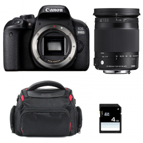 Canon EOS 800D + Sigma 18-300 mm f/3,5-6,3 DC OS HSM Contemporary Macro + Bag + SD 4Go-1
