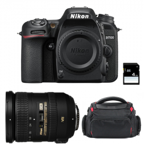 Nikon D7500 + AF-S DX 18-200 mm f/3.5-5.6G ED VR II + Bag + SD 4Go-1
