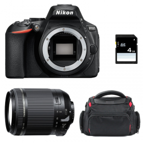 Nikon D5600 + Tamron 18-200 mm F/3.5-6.3 Di II VC + Bag + SD 4Go-1