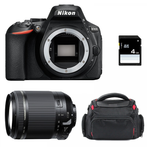 Appareil photo Reflex Nikon D5600 + Tamron 18-200 mm F3.5-6.3 Di II VC + Sac + SD 4Go-1