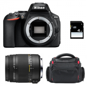 Nikon D5600 + Sigma 18-250 mm f/3,5-6,3 DC MACRO OS HSM + Bag + SD 4Go-1