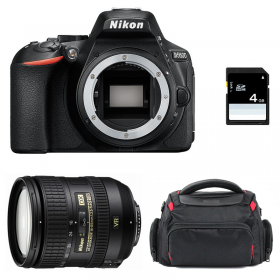 Appareil photo Reflex Nikon D5600 + AF-S DX 16-85 mm F3.5-5.6G ED VR + Sac + SD 4Go-1