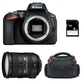 Nikon D5600 + AF-S DX 18-200 mm f/3.5-5.6G ED VR II + Bag + SD 4Go-1