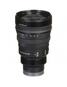 Objectif Sony SEL FE PZ 28-135 mm F4 G OSS vue de face, monture E, conçu pour plein format Objectif Sony SEL FE PZ 28-135 mm F4 G OSS vue de face, monture E, conçu pour plein format