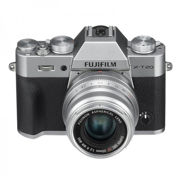 Fujifilm X T20 Silver  Fujinon  XF  35 mm f 2 R WR MCZ DIRECT