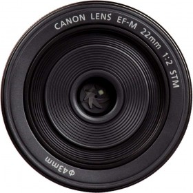 Objetivo Canon EF-M 22mm F2 STM Negro-1