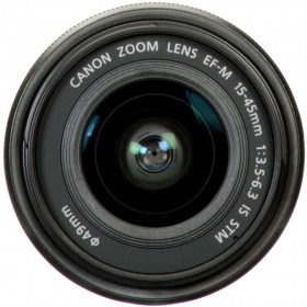 Objetivo Canon EF-M 15-45mm F3.5-6.3 IS STM Negro-1