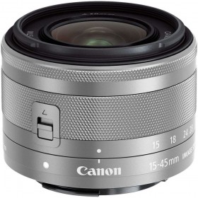 Objetivo Canon EF-M 15-45mm F3.5-6.3 IS STM Silver-5
