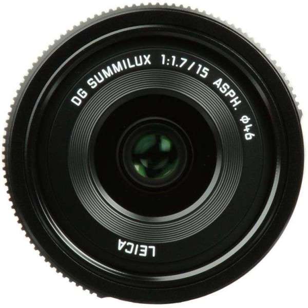 Objectif Panasonic LEICA DG SUMMILUX 15mm / F1.7 ASPH Noir-5