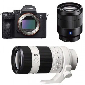 Sony A7 III + SEL FE 24-70 mm f/4 ZA OSS + SEL FE 70-200 mm f/4 G OSS - Cámara mirrorless-1