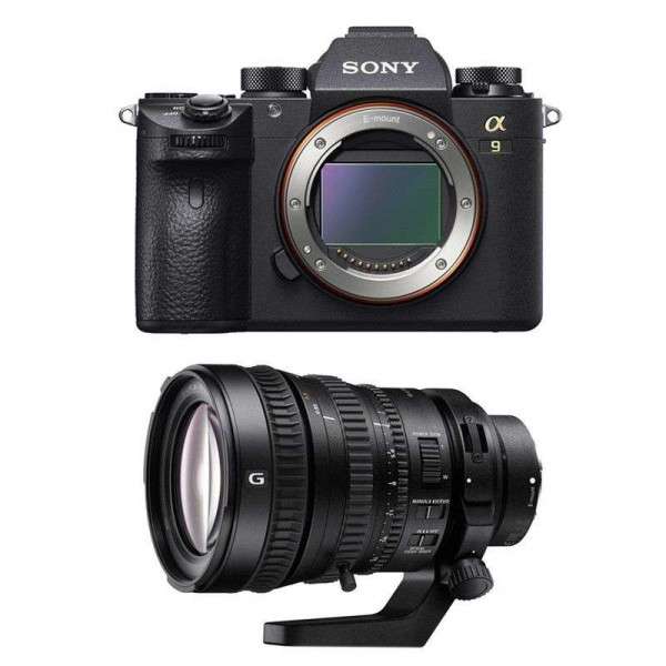 Appareil photo hybride Sony A9 + SEL FE PZ 28-135 mm F4 G OSS-4