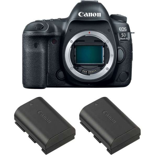 Canon EOS 5D Mark IV + 2 Canon LP-E6N-1