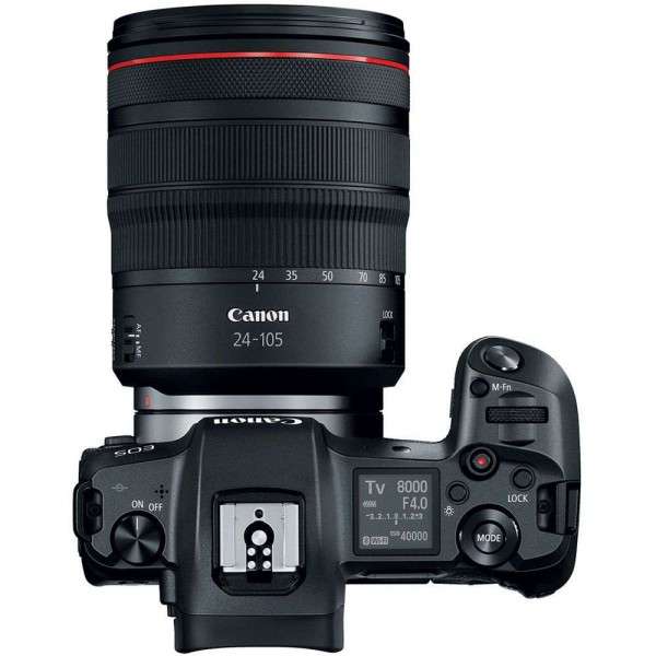 Canon EOS R + RF 24-105 mm f/4L IS USM + Canon EF EOS R-2