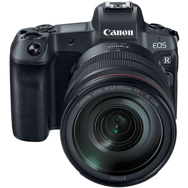 Canon EOS R + RF 24-105 mm f/4L IS USM + Canon EF EOS R-4