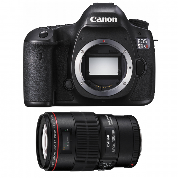 Appareil photo Reflex Canon 5DS R + EF 100mm F2.8L Macro IS USM-1