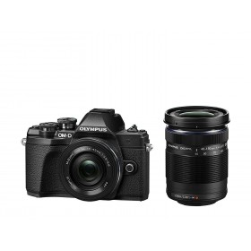 Olympus OM-D E-M10 Mark III Black + 14-42mm EZ Black + ED 40-150mm Black-1