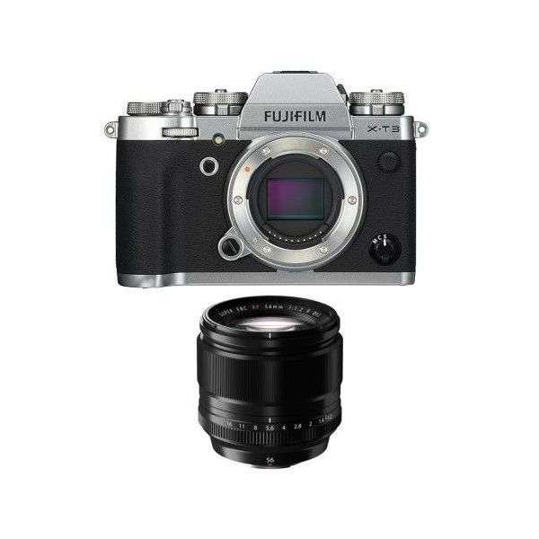 Fujifilm X-T3 Silver + Fujinon XF 56mm f/1.2 R Black-4