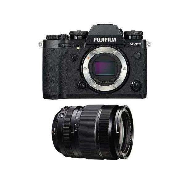 Cámara mirrorless Fujifilm XT3 Negro + Fujinon XF 18-135mm f3.5-5.6 R LM OIS WR-4