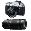 Appareil photo hybride Fujifilm XT3 Silver + Fujinon XF 18-55 mm F2.8-4 R LM OIS + Fujinon XF 50-140mm F2.8 R LM OIS WR Noir-11