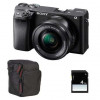 Sony Alpha 6400 Body Black + SEL E PZ 16-50 mm f/3,5-5,6 OSS + Bag + SD 4 Go-5