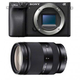 Cámara mirrorless Sony A6400 Cuerpo Negro + Sony E 18-200 mm f/3.5-6.3 OSS LE-4