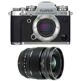 Appareil photo hybride Fujifilm XT3 Silver + Fujinon XF16mm F1.4 R WR Noir-4